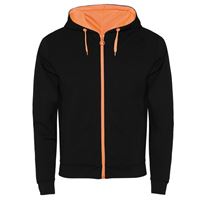 FELPA CON CONTRASTI FLUO